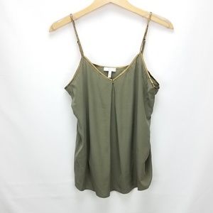 Joie green cami silk blouse Size S